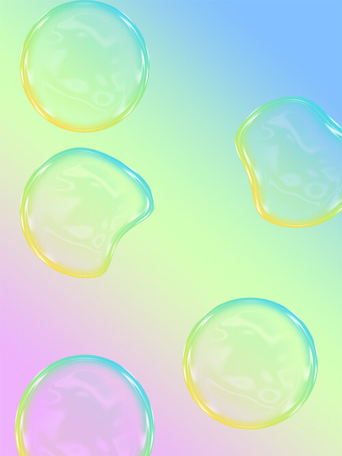 彩色气泡元素