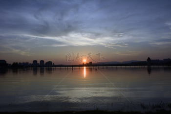 九龙湖夕阳